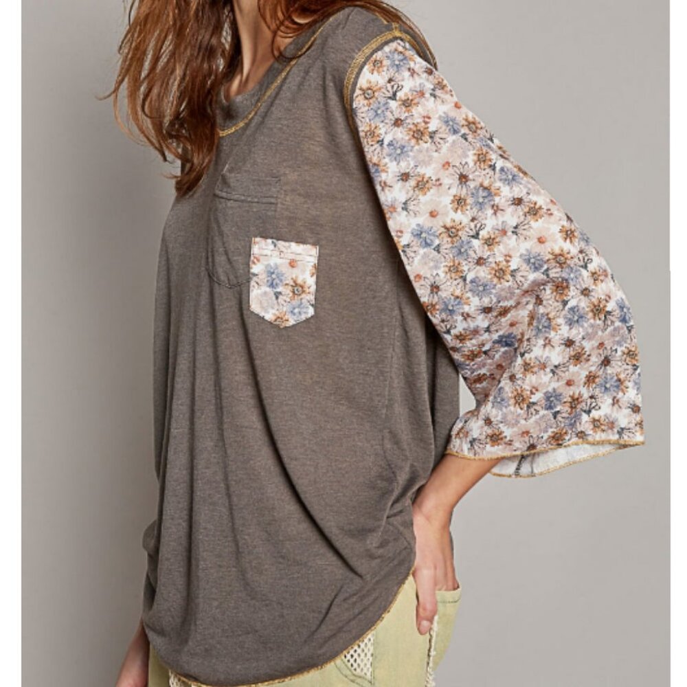 50299 POL Flare Sleeve Tee - Picture 3 of 4